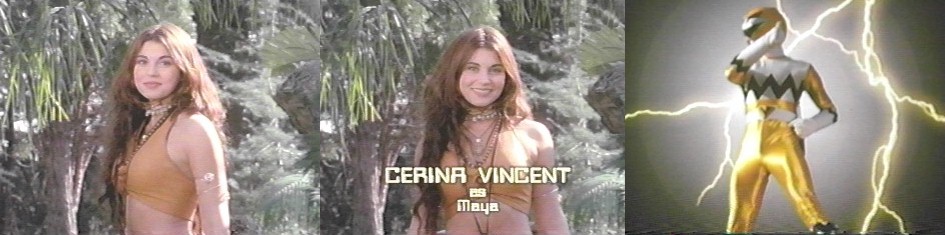 Cerina Vincent AS Maya (Yellow Ranger) .